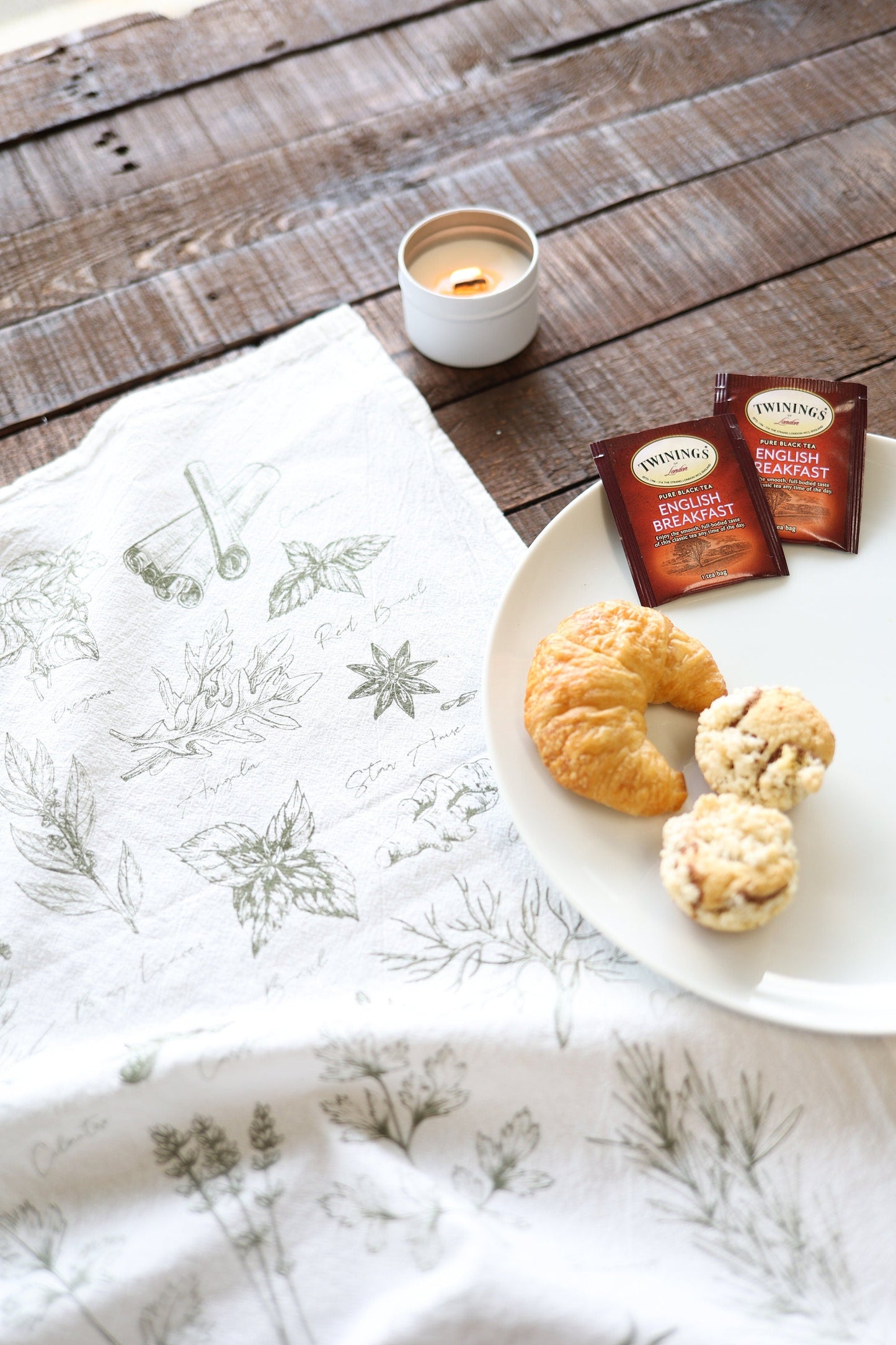 Tea Towel: Kitchen Herbs Tea Towel