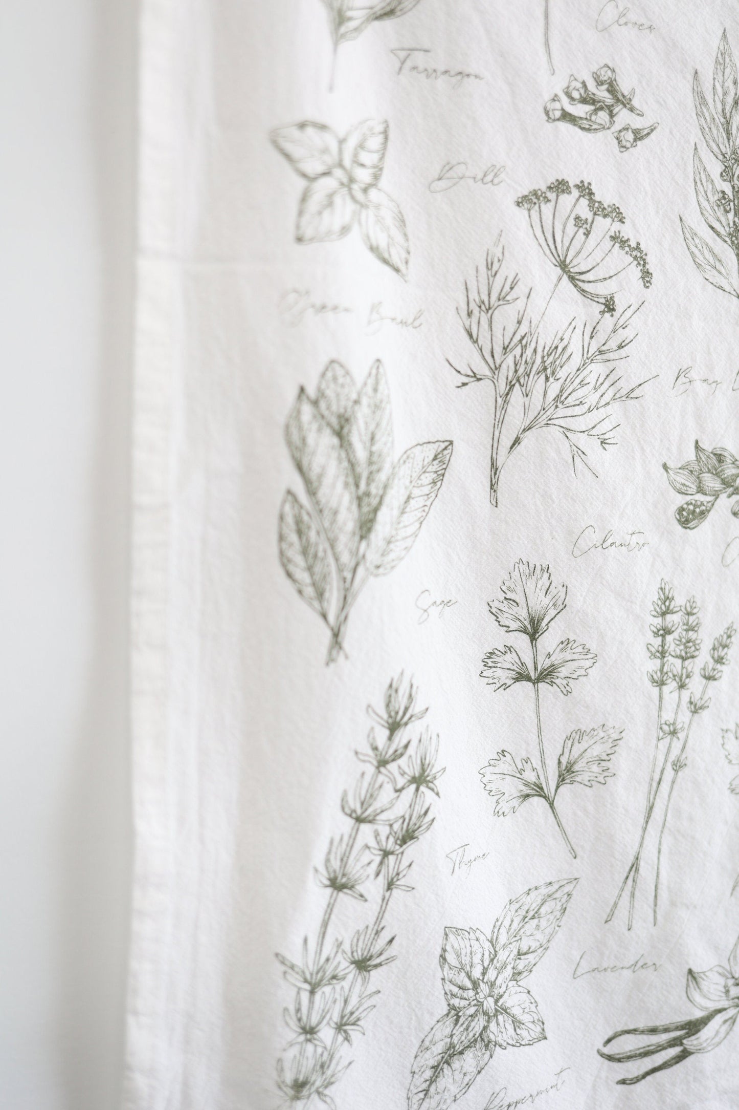 Tea Towel: Kitchen Herbs Tea Towel