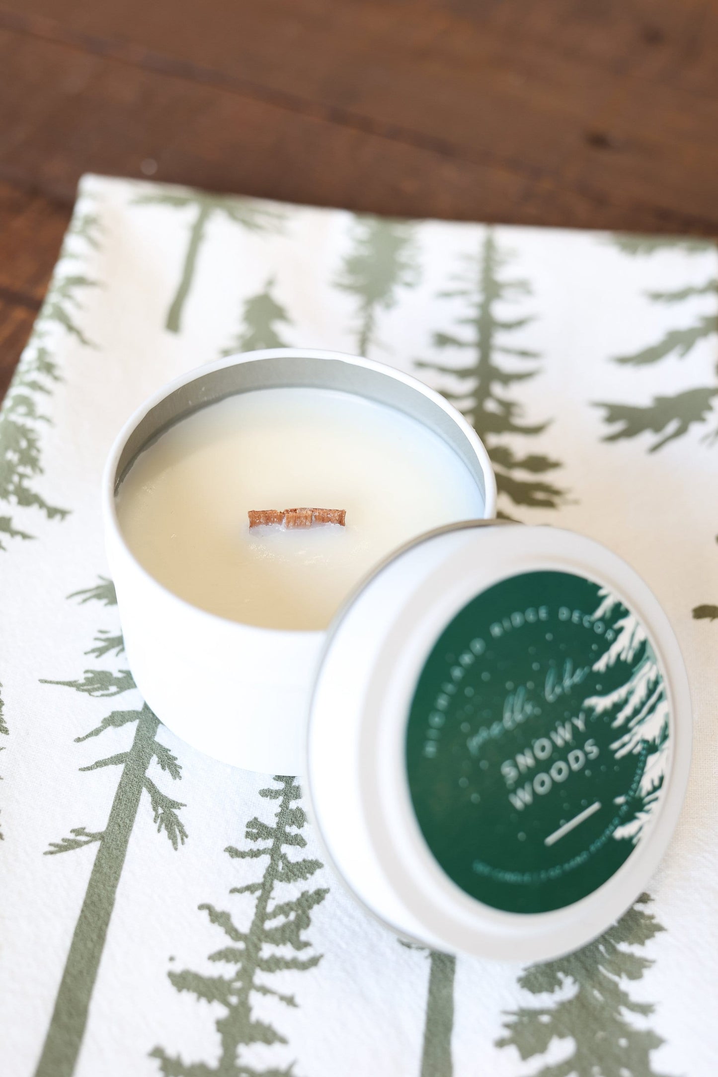 Soy Candle Tin- Snowy Woods