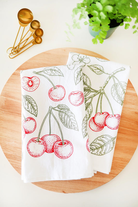 Tea Towel: Cherry