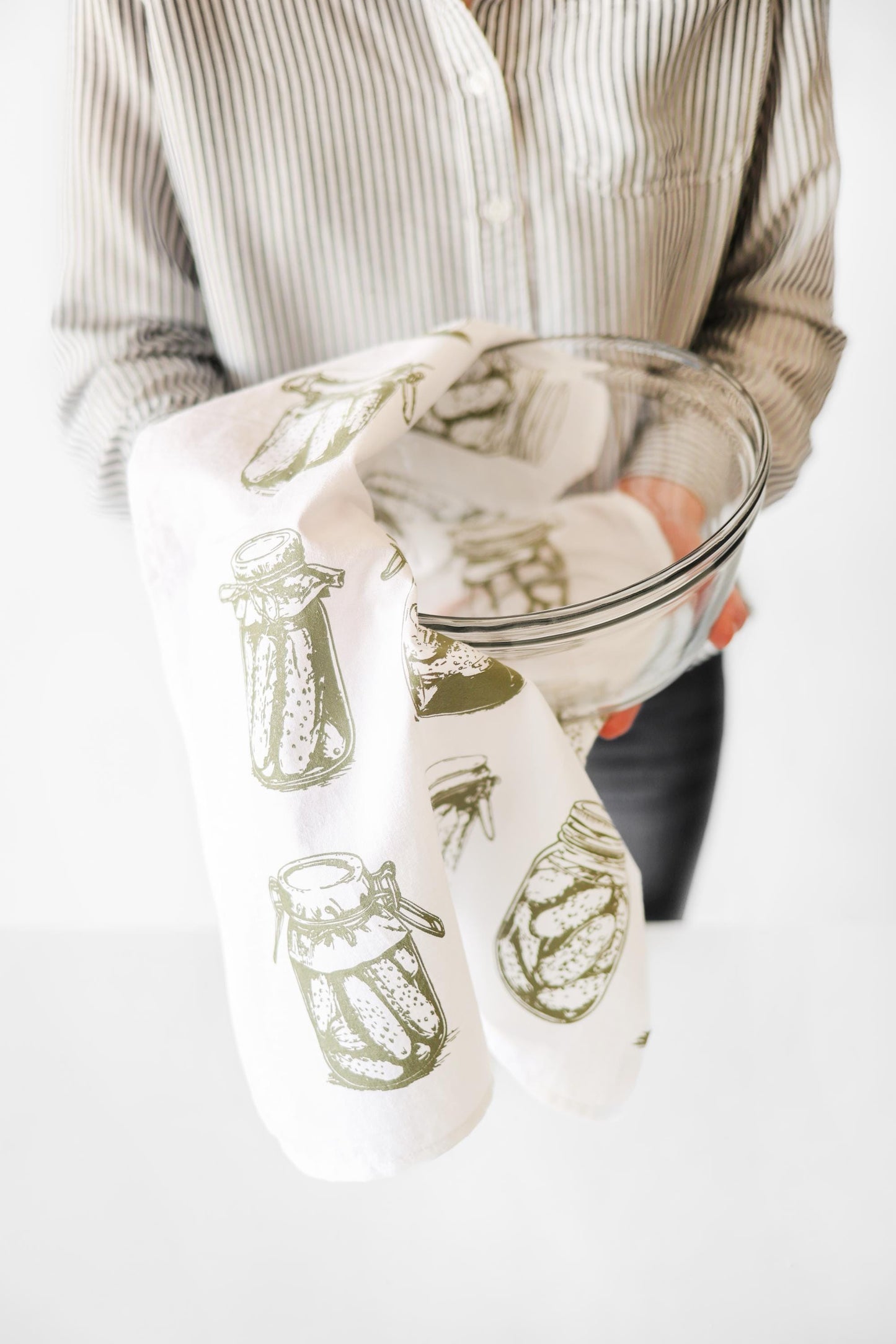 Tea Towel: Mason Jar Pickles