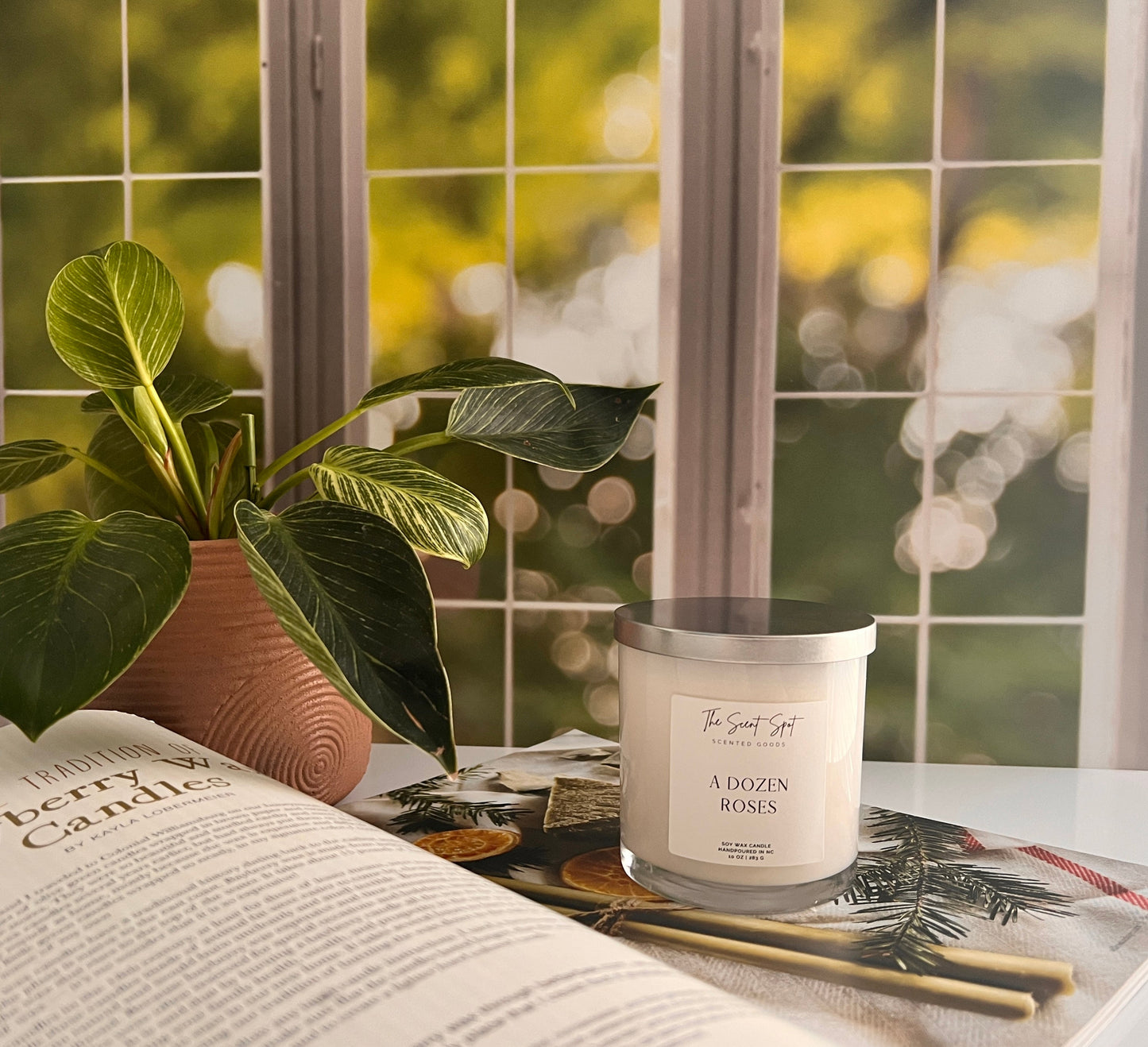 Soy Candle- A Dozen Roses Candle