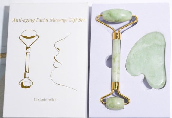 Spa Jade Roller & Gua Sha Gift Box