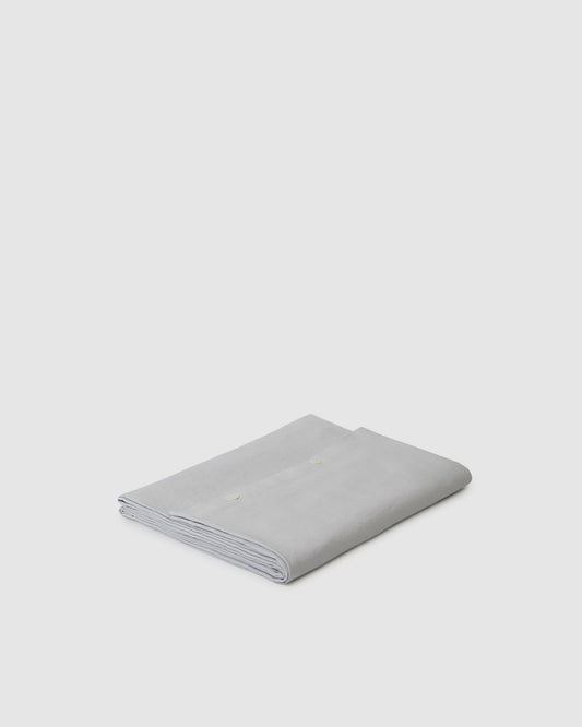 Bedding- Marcel Linen Duvet Cover - Glacier