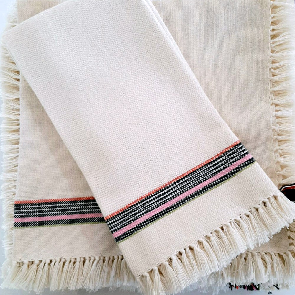 Napkin Set:  Macheo Fringe Napkin