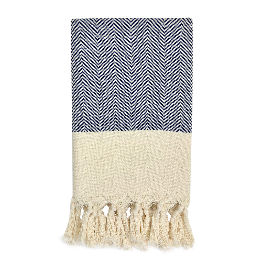 Hand Towel: Herringbone Turkish