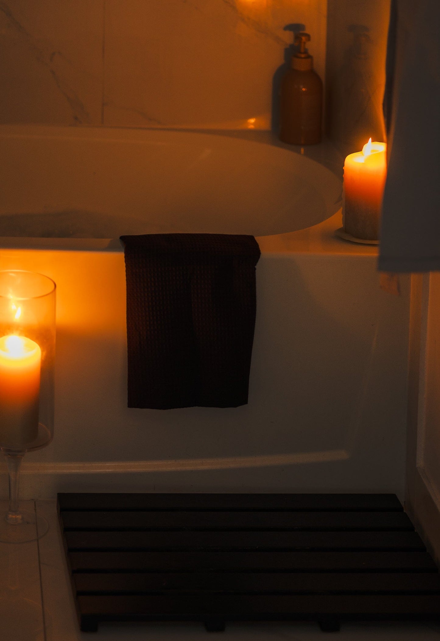 Bath- Organic Cotton Waffle Bathroom Towels