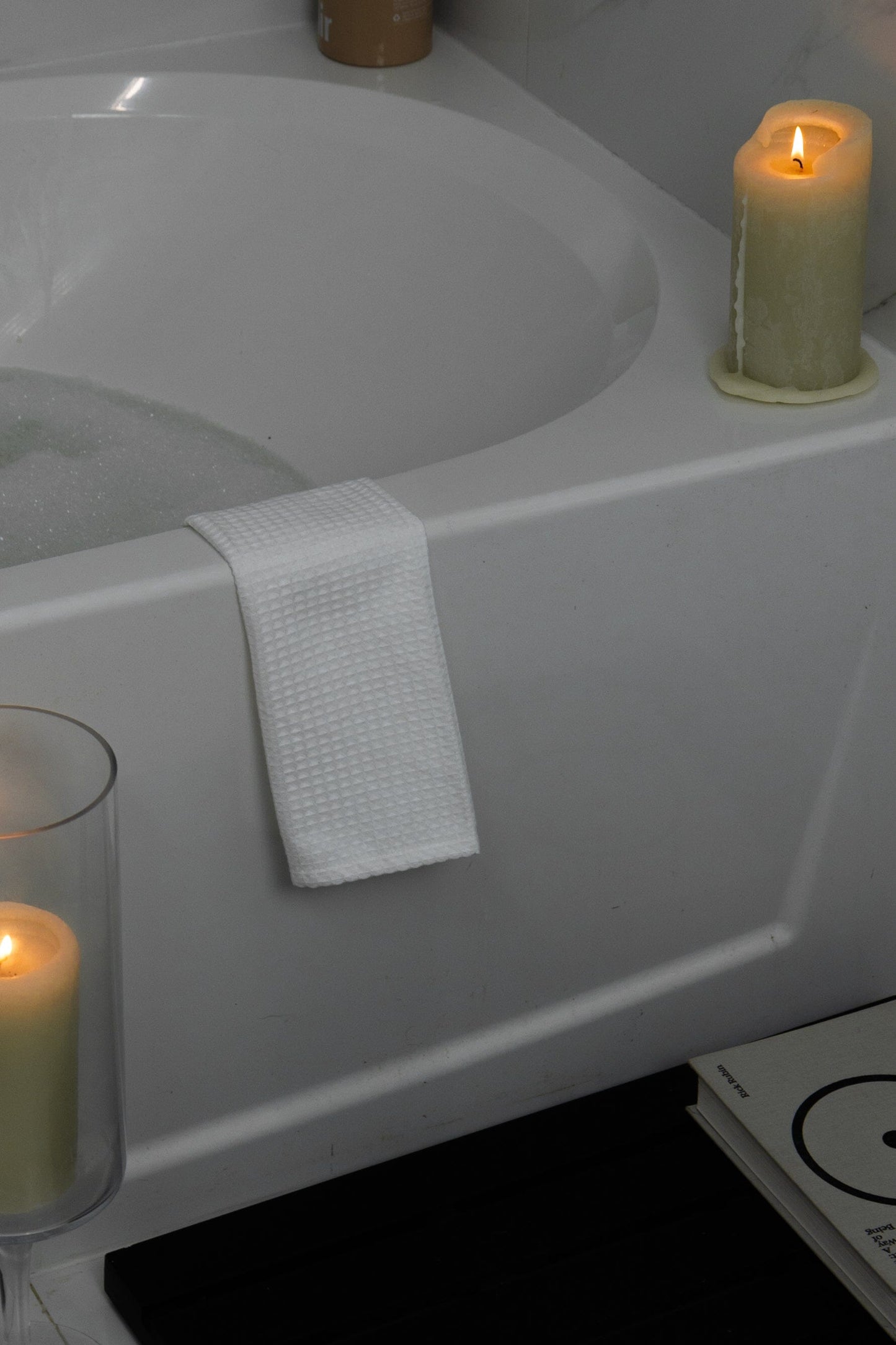 Bath- Organic Cotton Waffle Bathroom Towels