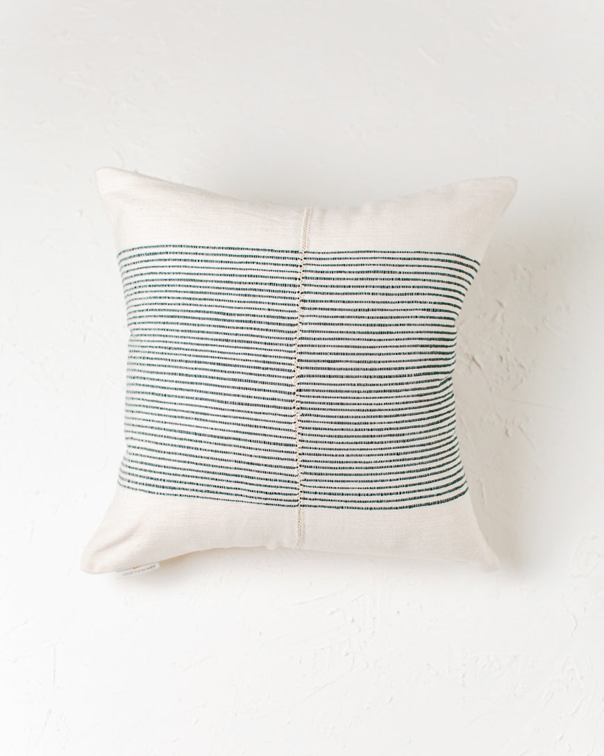 Throw Pillow- 18" Riviera Hand-Stitch