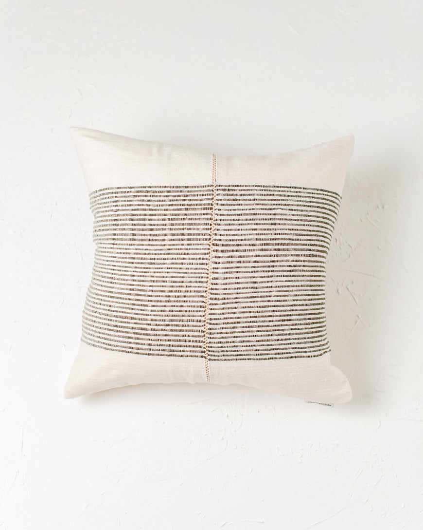 Throw Pillow- 18" Riviera Hand-Stitch