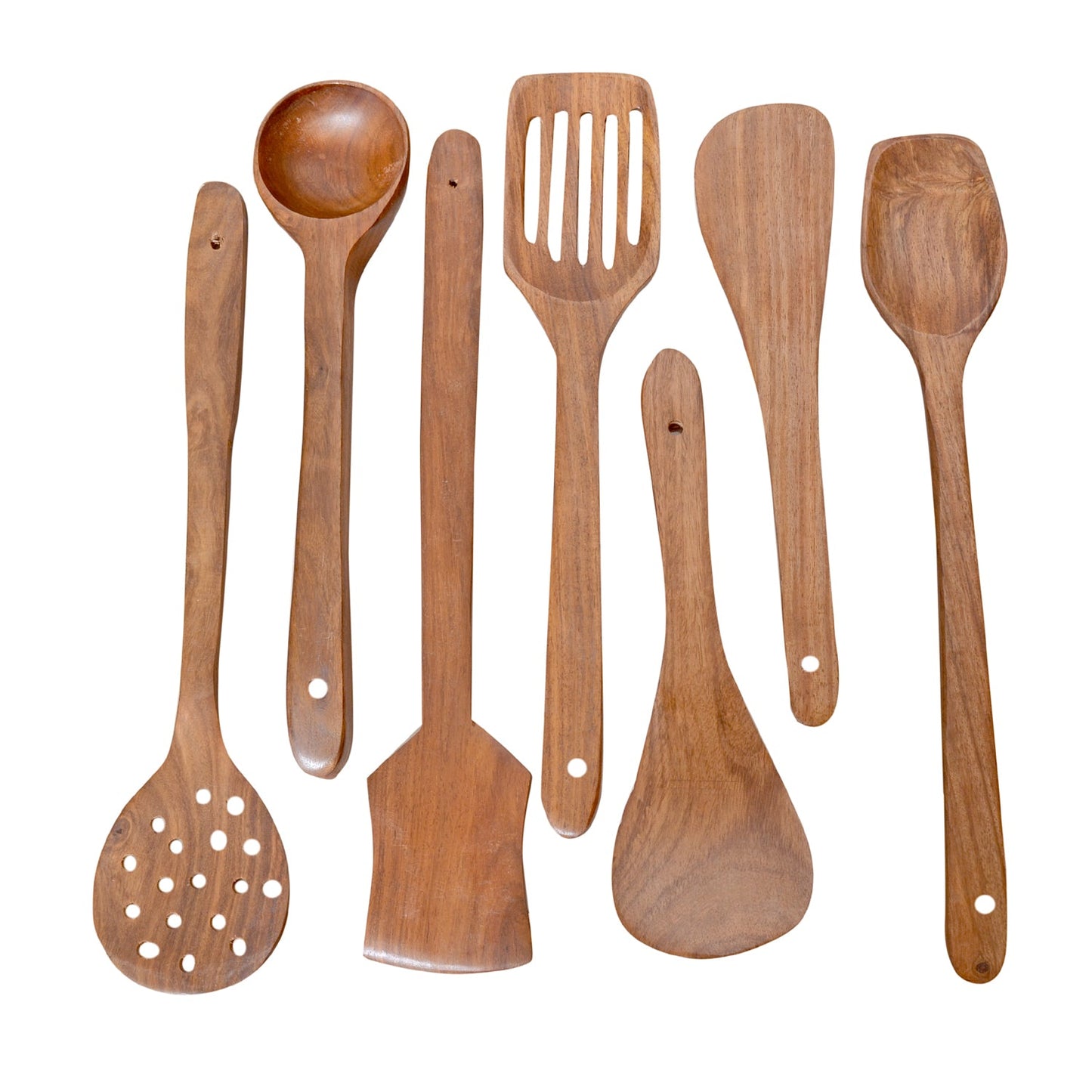 Wooden Non Stick Cooking Utensils with Barrel