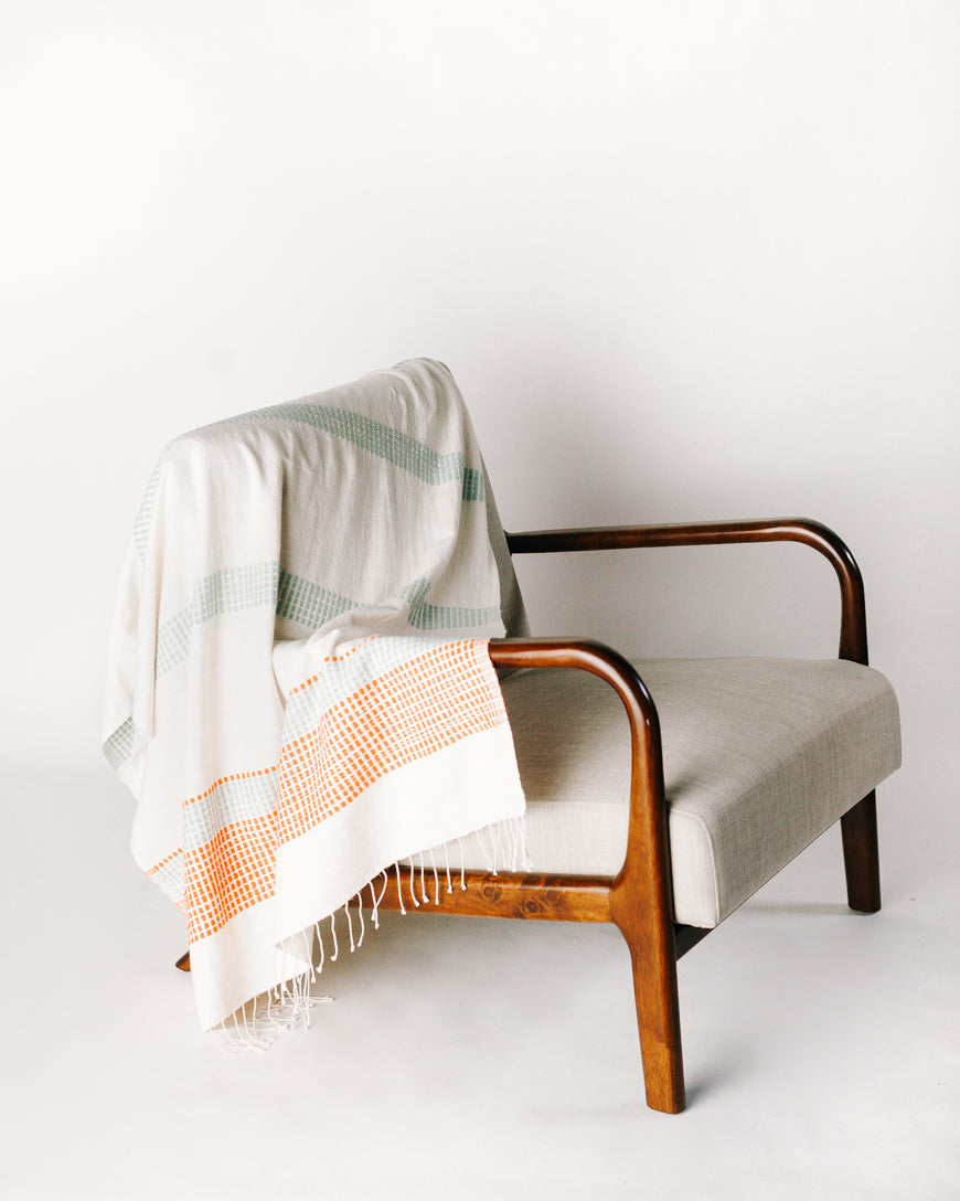 Throw Blanket- Camden Handwoven Cotton