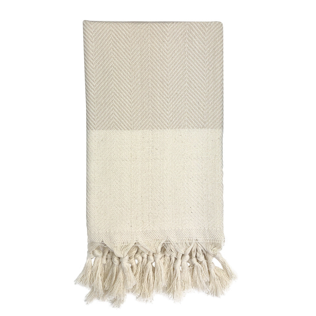 Hand Towel: Herringbone Turkish